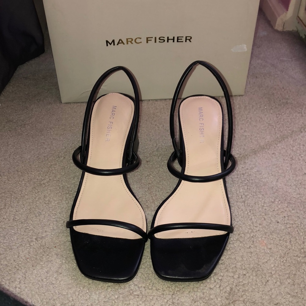 Marc Fisher Galvin Block Heel Sandals